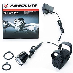 Farol dianteiro de alumínio Absolute 1600 lúmens