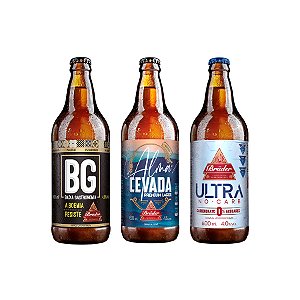 Kit cervejas Low Carb  600ml - 15 unidades A-BG-U