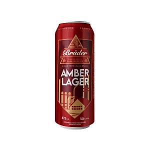 Cerveja Red Amber Lager Latão 473ml - Pack 12 unidades