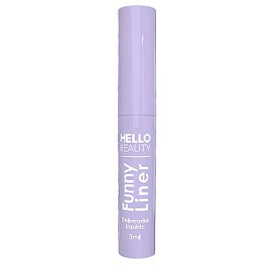 Delineador Colorido Líquido Hello Beauty Funny Liner Lilas