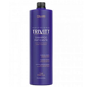 Trivitt Shampoo Matizador 1L Profissional Itallian Hairtech