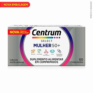 Suplemento Vitamínico Centrum Select Mulher - 60 Comprimidos