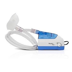 Nebulizador ultrassônico Respiramax Omron branco e azul 110V/220V