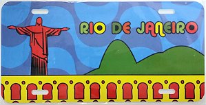 Placa Rio colorido