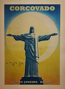 Placa decorativa Cristo Redentor