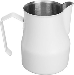 PITCHER BRANCA PARA USO VAPORIZAÇÃO DE LEITE 450ML