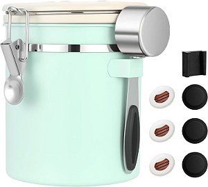 Pote Hermético Para Café Inox para armazenar café VERDE