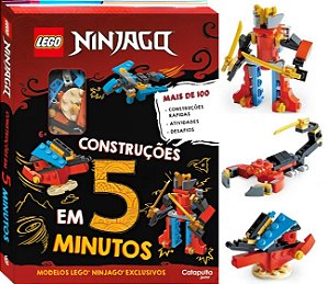 Livro Lego Ninjago Construçoes em 5 Minutos - Lego Ninjago