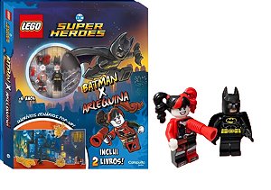 Livro Lego Super Herois DC Batman vs Arlequina