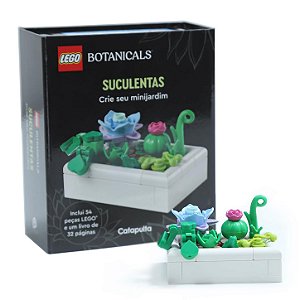 Livro Lego Botanicals Suculentas crie seu Mini Jardim