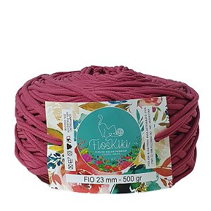 Fio de Malha Premium-Kiki-23mm-Rosa Carmim