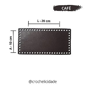 Base para Bolsa Retangular Pequena sem Pezinho