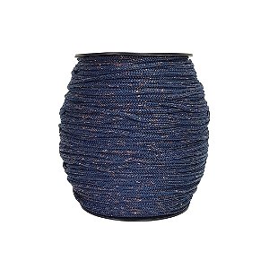 Fio Náutico 4mm HassTextil-Azul Marinho com Lurex Cobre