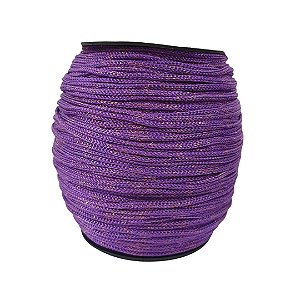 Fio Náutico 4mm HassTextil-Roxo com Lurex Cobre