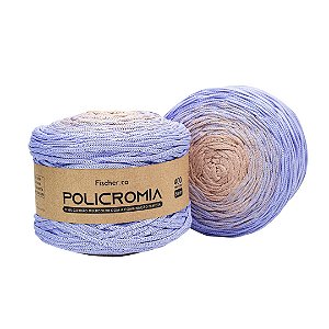 Fio PoliCromia 400mt - Cor Hortênsia - Fischer