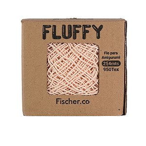 Fio  Fluffy 254mt - Cor Salmão - Fischer