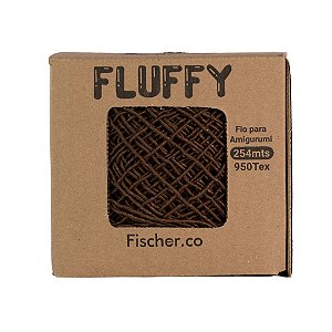 Fio  Fluffy 254mt - Cor Marrom - Fischer