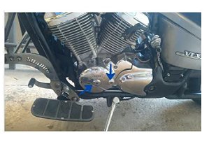 Tampa De Inspeção E De Ponto Magneto Shadow 600cc