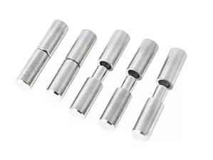 1 Dobradiças tipo gonzo não passante de 1/4" Aço Inox 304