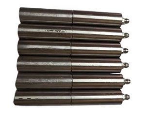 Dobradiça Inox 304 Não Passante C/ Graxeiro.