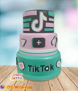 Bolo Fake Tik Tok