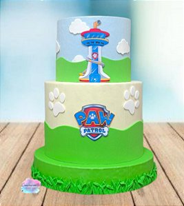 Bolo Fake Patrulha Canina - Criações em EVA
