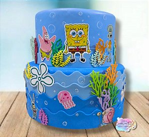 Bolo Fake Bob Esponja