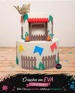 Bolo Fake Festa Junina