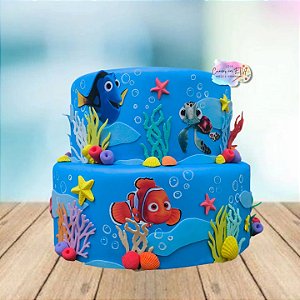 Bolo Fake Procurando Nemo