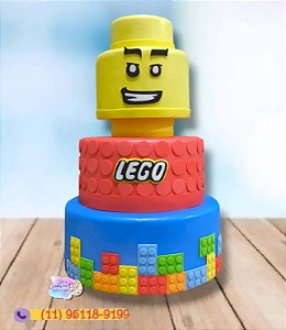 Bolo Fake Lego