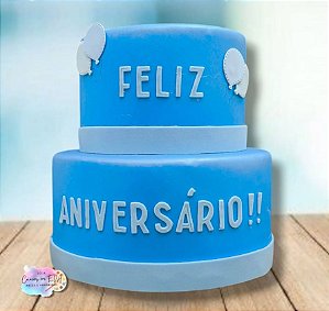 Bolo Fake Aniversário