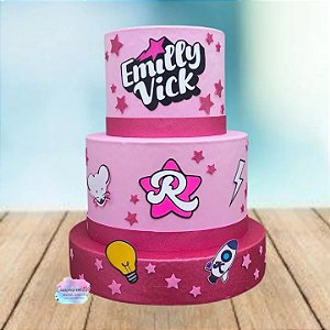 Bolo Fake Dos Rosa