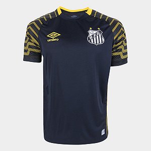 Camisa Santos Goleiro 2021 Umbro Preta