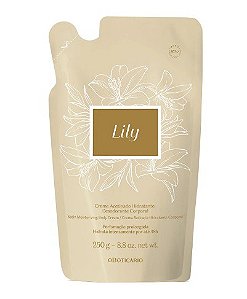 Refil Creme Acetinado Desodorante Hidratante Corporal Lily 250g