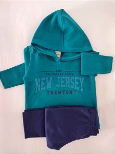 Conjunto Infantil de Moletom Menino "New Jersey" - Alenice