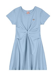 Vestido de Cotton Poá Infantil - Brandili