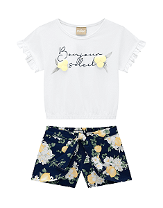 Conjunto Infantil Feminino Bonjour Soleil - Milon