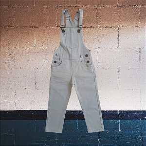 Jardineira Masculina Bege