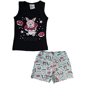 Conjunto de Verão Feminino "Super Star"