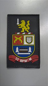 BRASÃO 22 BPM/M EMBORRACHADO POLÍCIA MILITAR