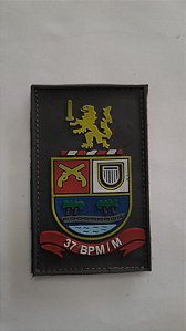 BRASÃO 37 BPM/M EMBORRACHADO POLÍCIA MILITAR