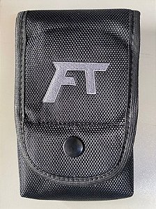 PORTA CELULAR COM PASSANTE PARA O CINTO BORDADO FT