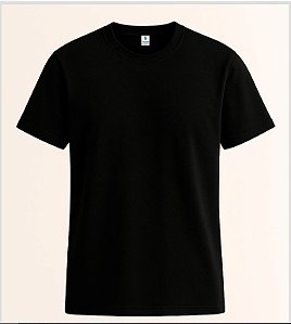 CAMISETA BÁSICA PRETA PRA ESTÁGIO