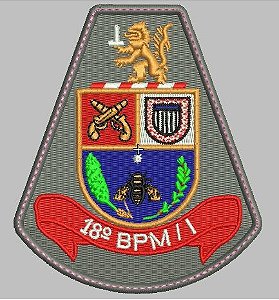 BRASÃO 18 BPM/I POLÍCIA MILITAR PMESP