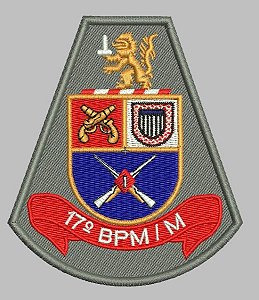 BRASÃO 17 BPM/M POLÍCIA MILITAR