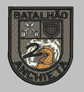 BRASÃO 2 CHOQUE CAMUFLADO / BATALHÃO ANCHIETA POLÍCIA MILITAR