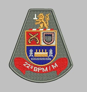 BRASÃO 22 BPM/M POLÍCIA MILITAR