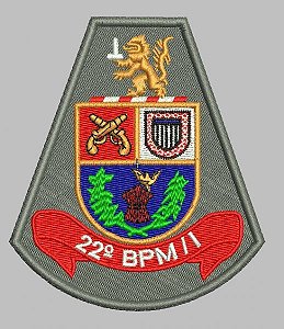 BRASÃO 22 BPM/I POLÍCIA MILITAR