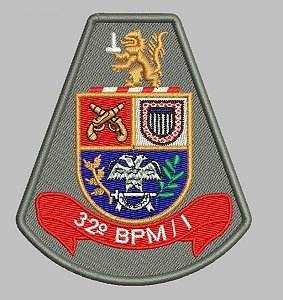 BRASÃO 32 BPM/I (POLICIA MILITAR)