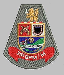 BRASÃO 35 BPM/M POLÍCIA MILITAR